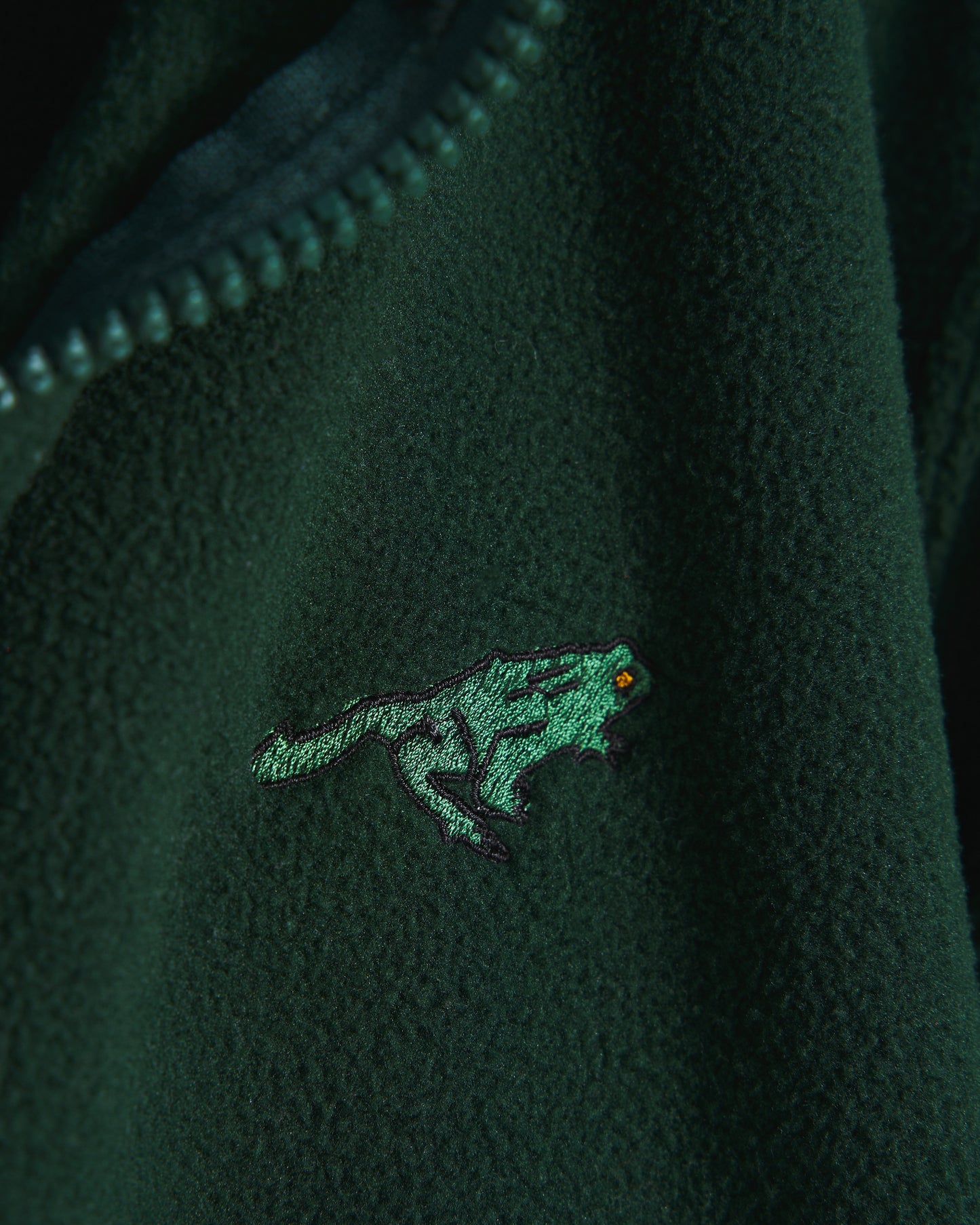 Embroidered Fleeced jacket