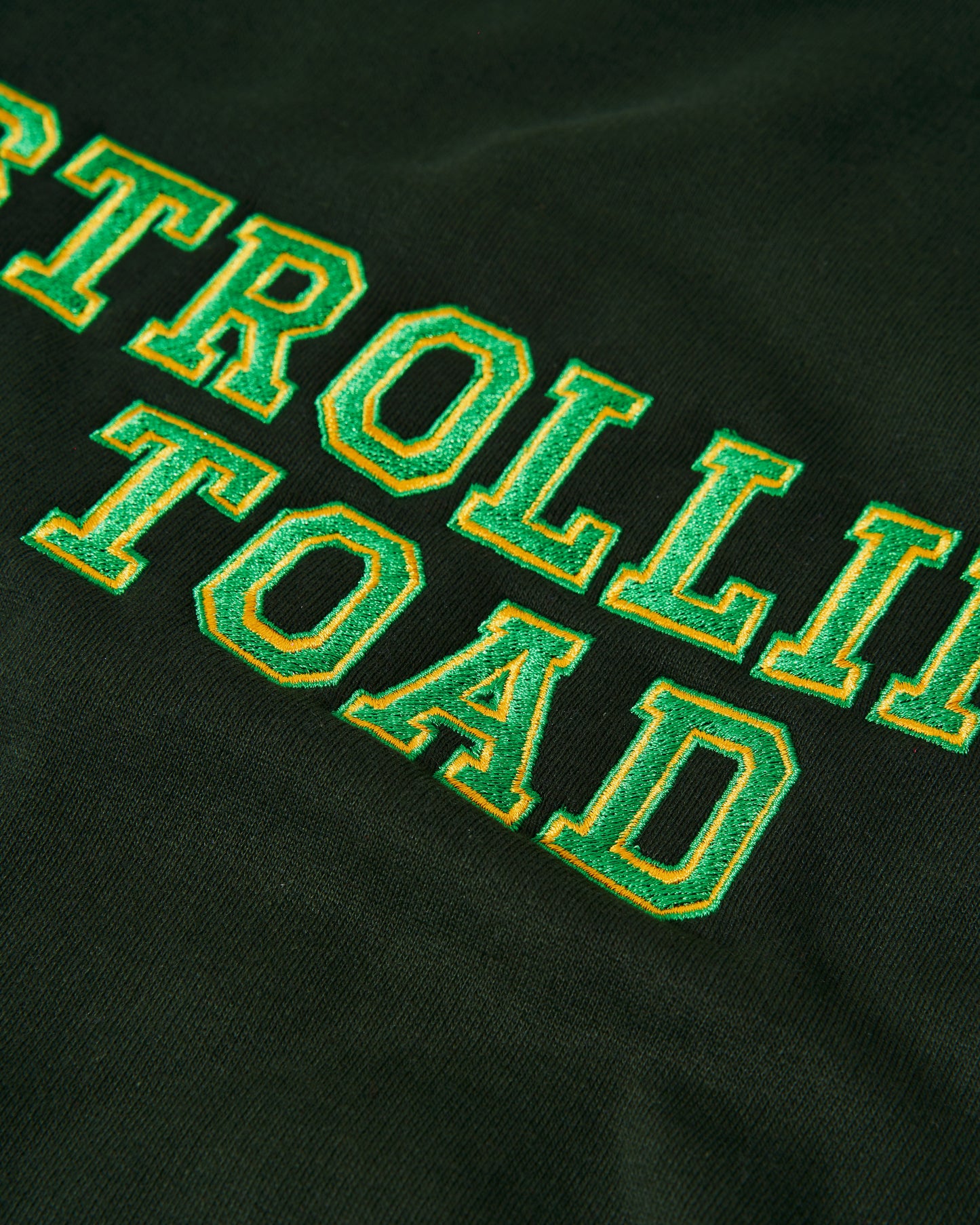 Strolling Toad Embroidered Sweater