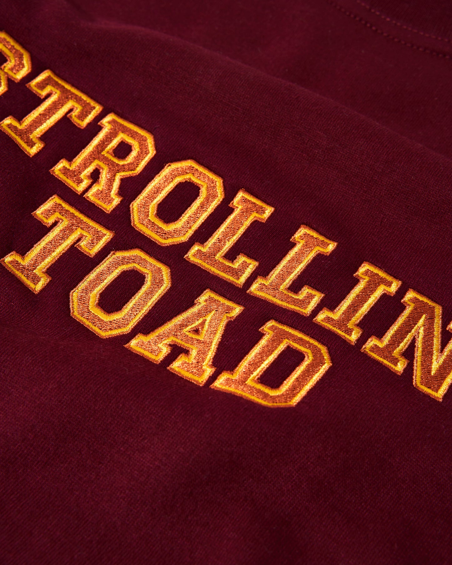 Strolling Toad Embroidered Sweater