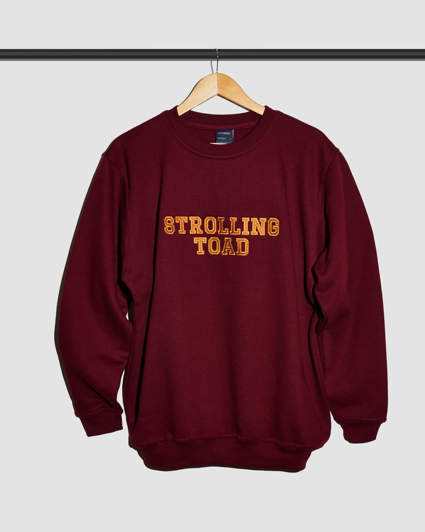 Strolling Toad Embroidered Sweater